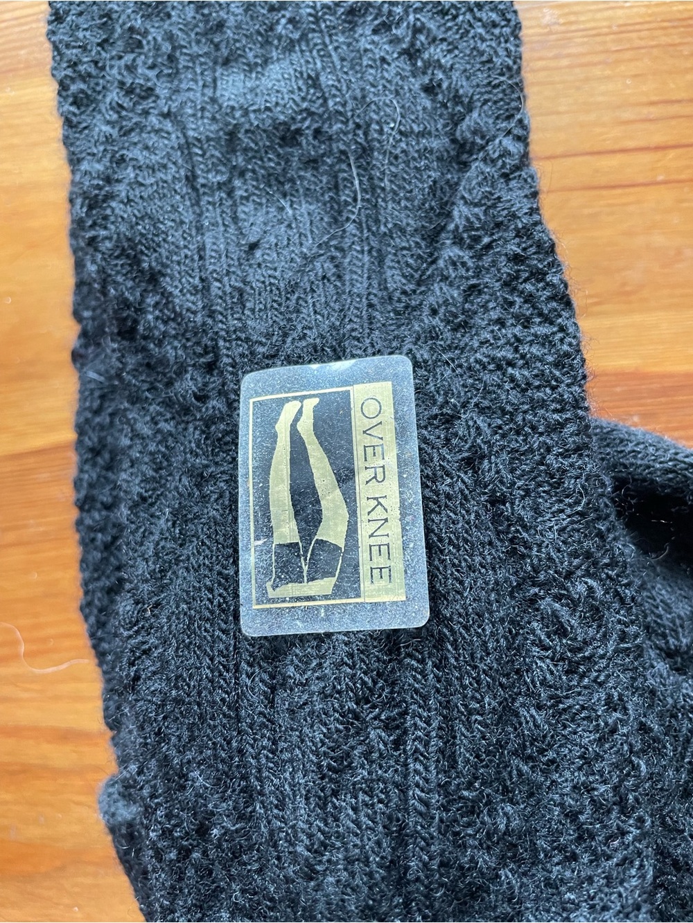 Calze Scanzi Italian Women's Black Hosiery Socks - Over the knee